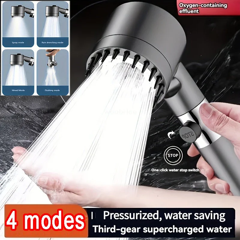 High Pressure Shower Head Filter Bathroom Items Filter Rain Shower Bathroom Accessories Replete for The Bath Increases Pressure