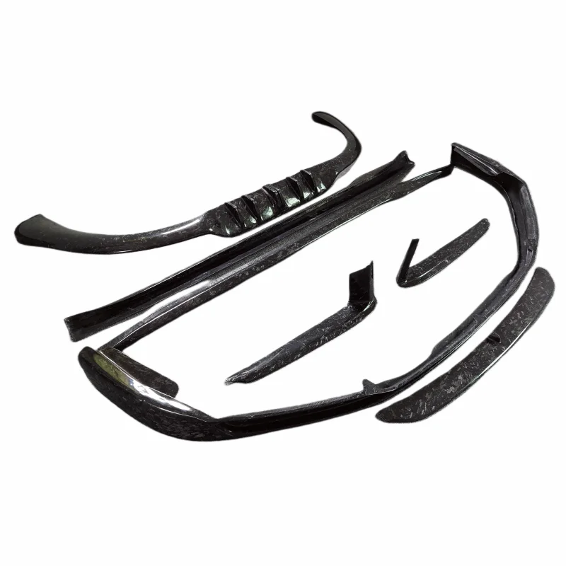

Forged carbon fiber Teheratt style front bumper lip side skirt rear diffuser spoiler fender body kit for Porsche 992 body kit