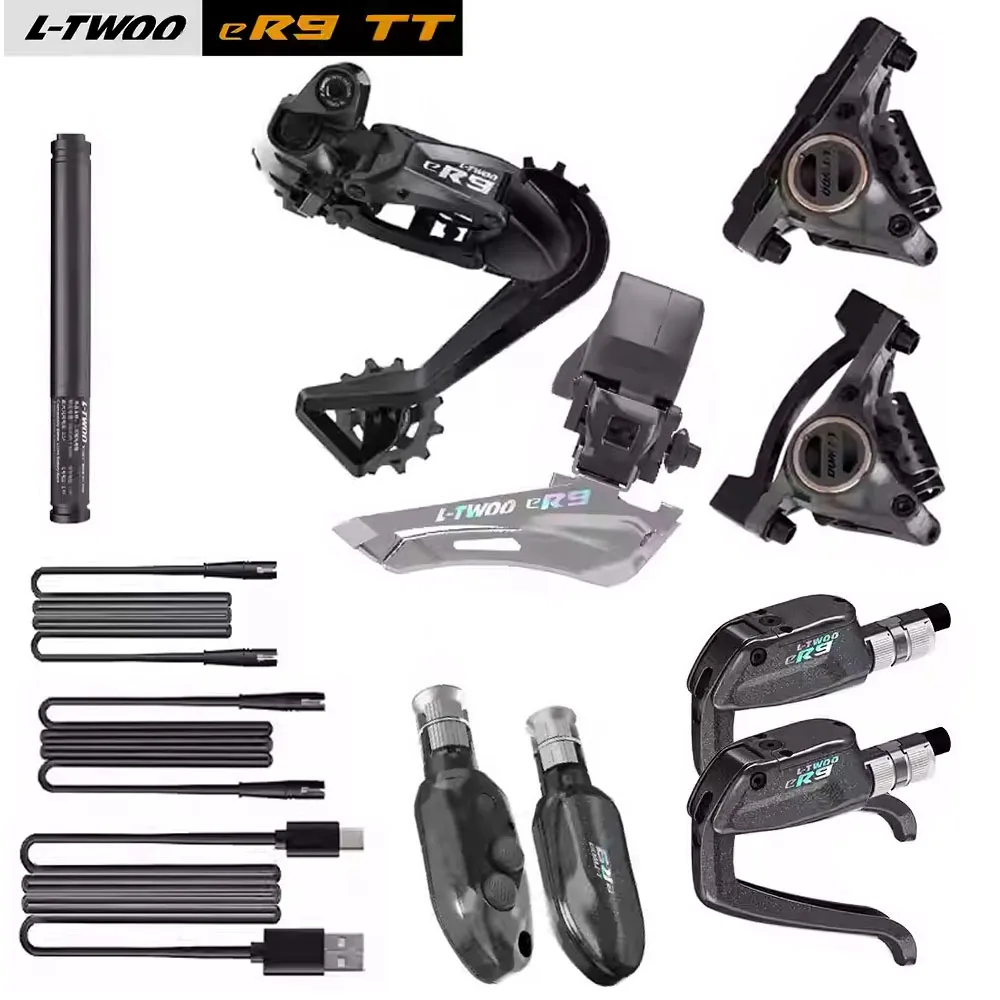 

L-TWOO eR9 TT Road Bike Electronic Hydraulic Disc Brake Groupset Integrated Hydraulic Disc Brake Caliper