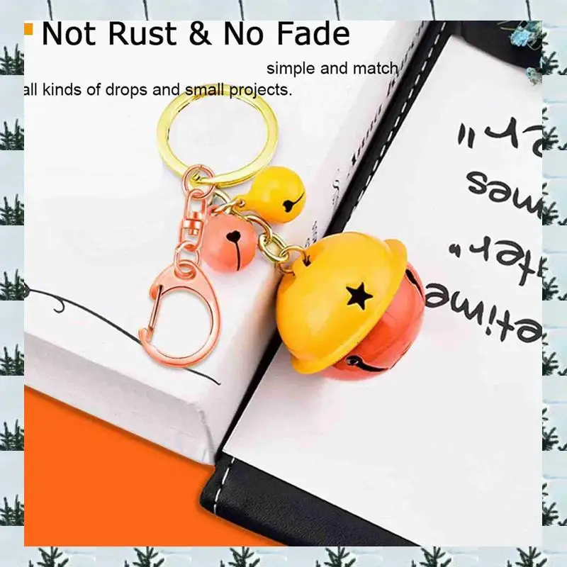 ABLG 100 Pcs Rose Gold Keychain, Spring Snap Key Ring With Chain And Jump Rings, DIY Key Chain Parts For Craft Hanging Buckle