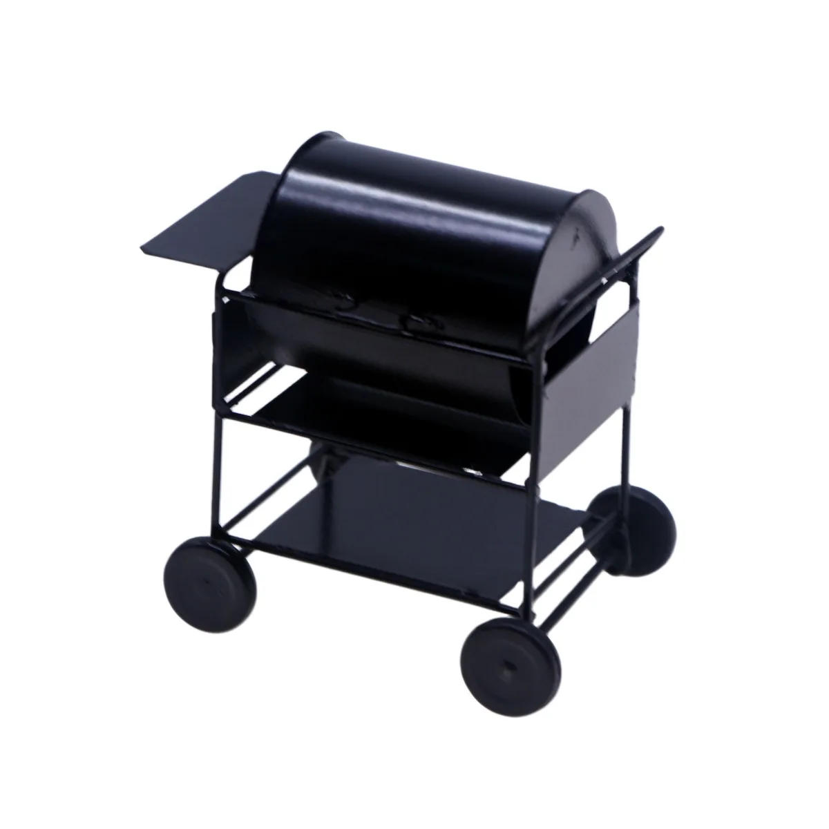 1 szt. Symulacja Grill na świeżym powietrzu Grill Model domku dla lalek miniaturowe ozdoby narzędzie do grillowania Mini meble domek dla lalek zabawka kuchenna