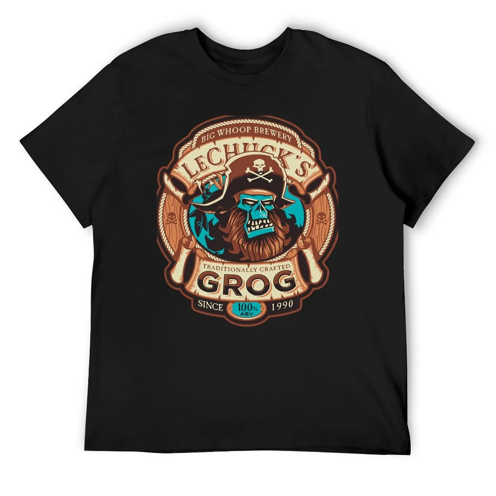 

Ghost Pirate Grog T-Shirt anime tshirt Funny t-shirts shirts graphic tee anime men clothes