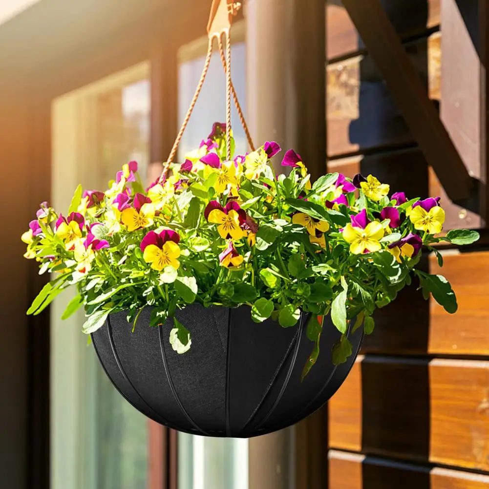 

Window Garden Planter Liner Felt Flower Pot Liner Replacement for Hanging Baskets Outdoor Plant Basket Insert to for Plants
