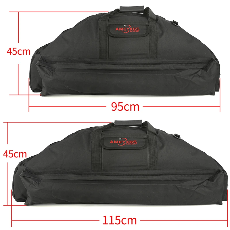 

95/115cm Archery Compound Bow Bag Handbag/Shoulder High Capacity Waterproof Case For Training Shooting Camping Accessories