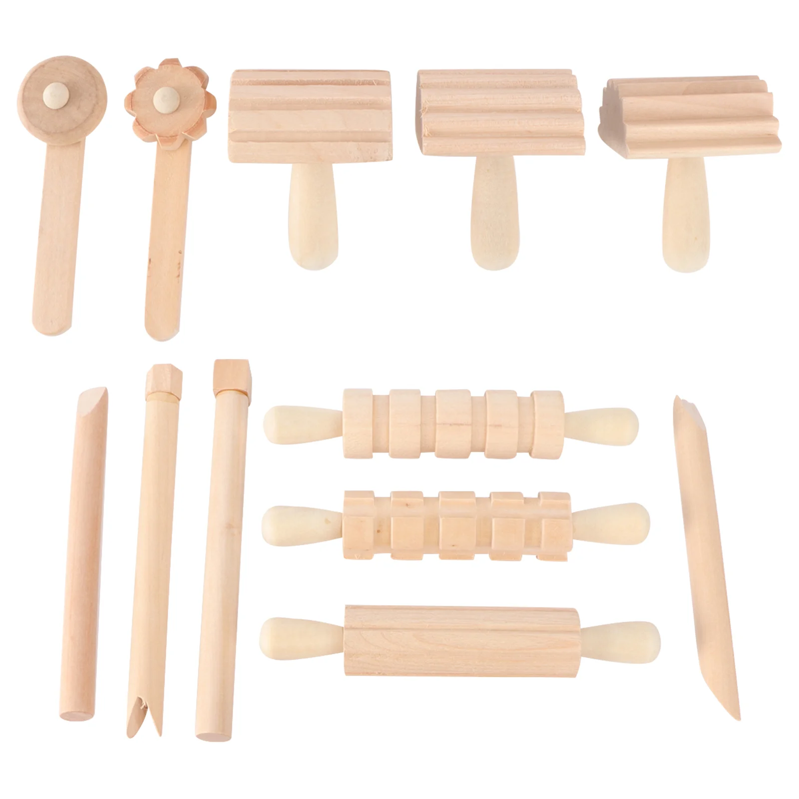 

Clay Carving Tools DIY Plasticine Toys Air Dry for Khaki Wooden Child