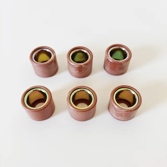6 szt. 21x17mm 13.8g Oryginalne rolki wariatora do APRILIA Scarabeo Leonardo euro PIAGGIO Beverly MP3 VESPA GTS i.e. Touring 300