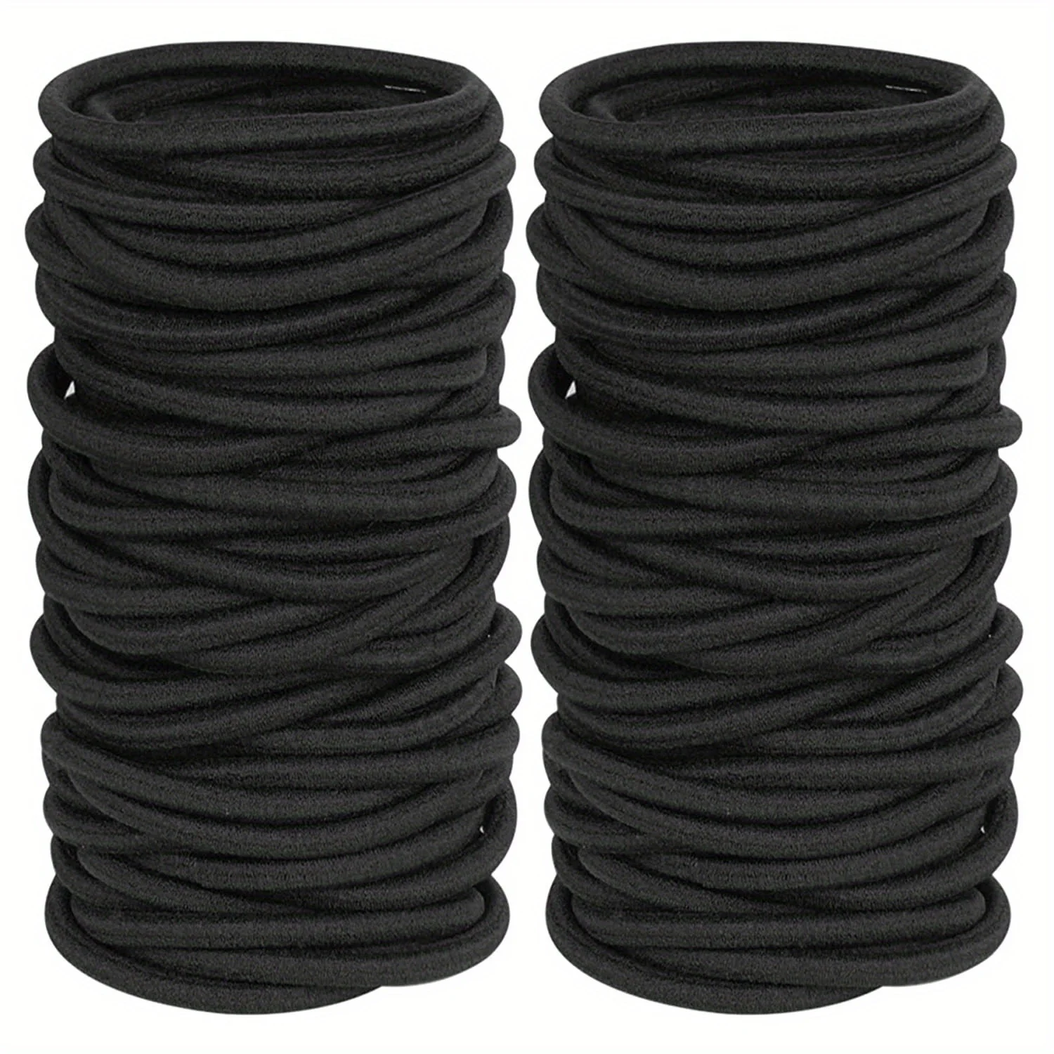 20/30/50/100pcs Women Hair Accessories Black Simple Girl Elastic Hair Ropes Durable Hair Rings Casual Ponytail Hair Scrunchies