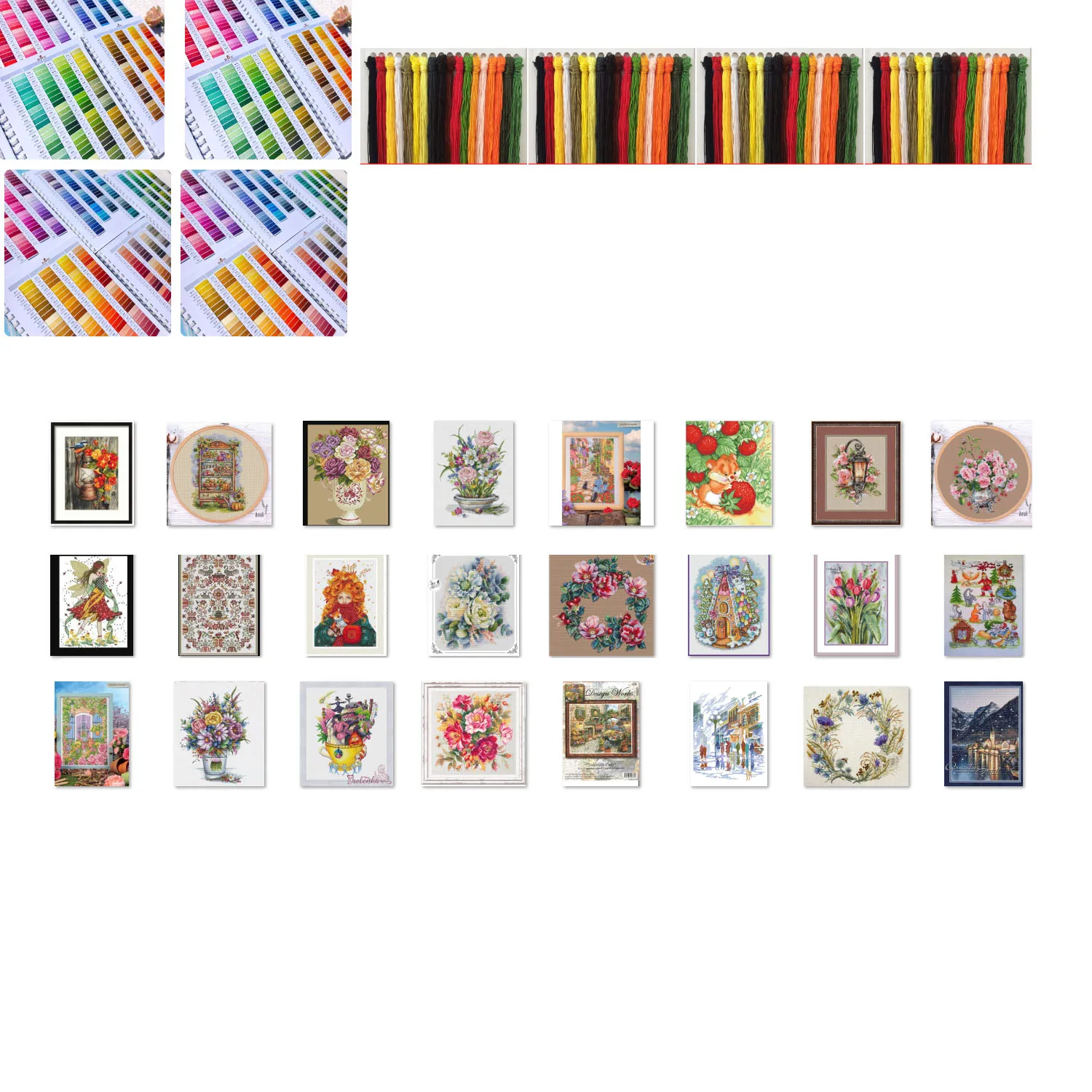 

Brilliant Girl in Flowers 46-46 Cross Stitch Kits Embroidery Needlework Sets DIY Cross stitch set Canvas Sewing Crafts