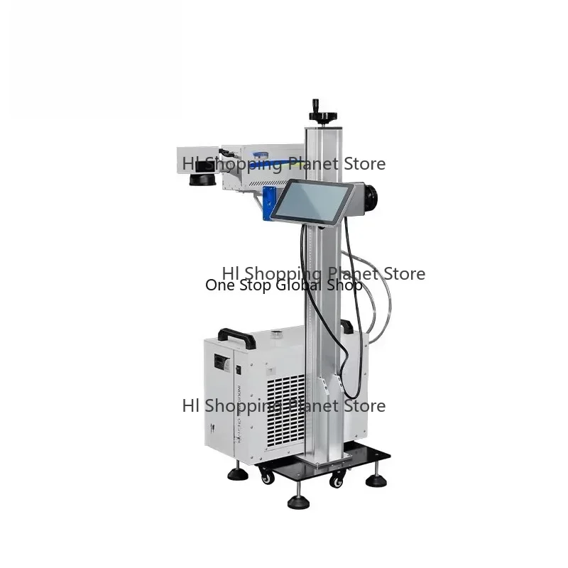Electric Retort Pouch Laser Marking Machine Filmed Packaging with Water Cooling System