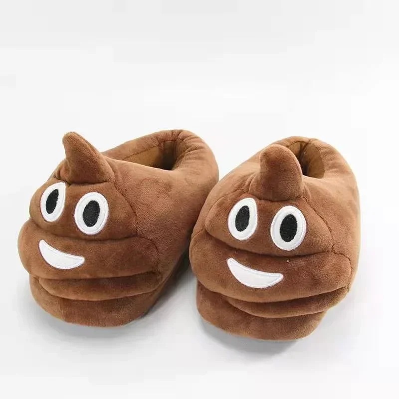 For Man And Women Slipper Prankish Cartoon Indoor Thickening Warm Plush Slippers Winter Shoes