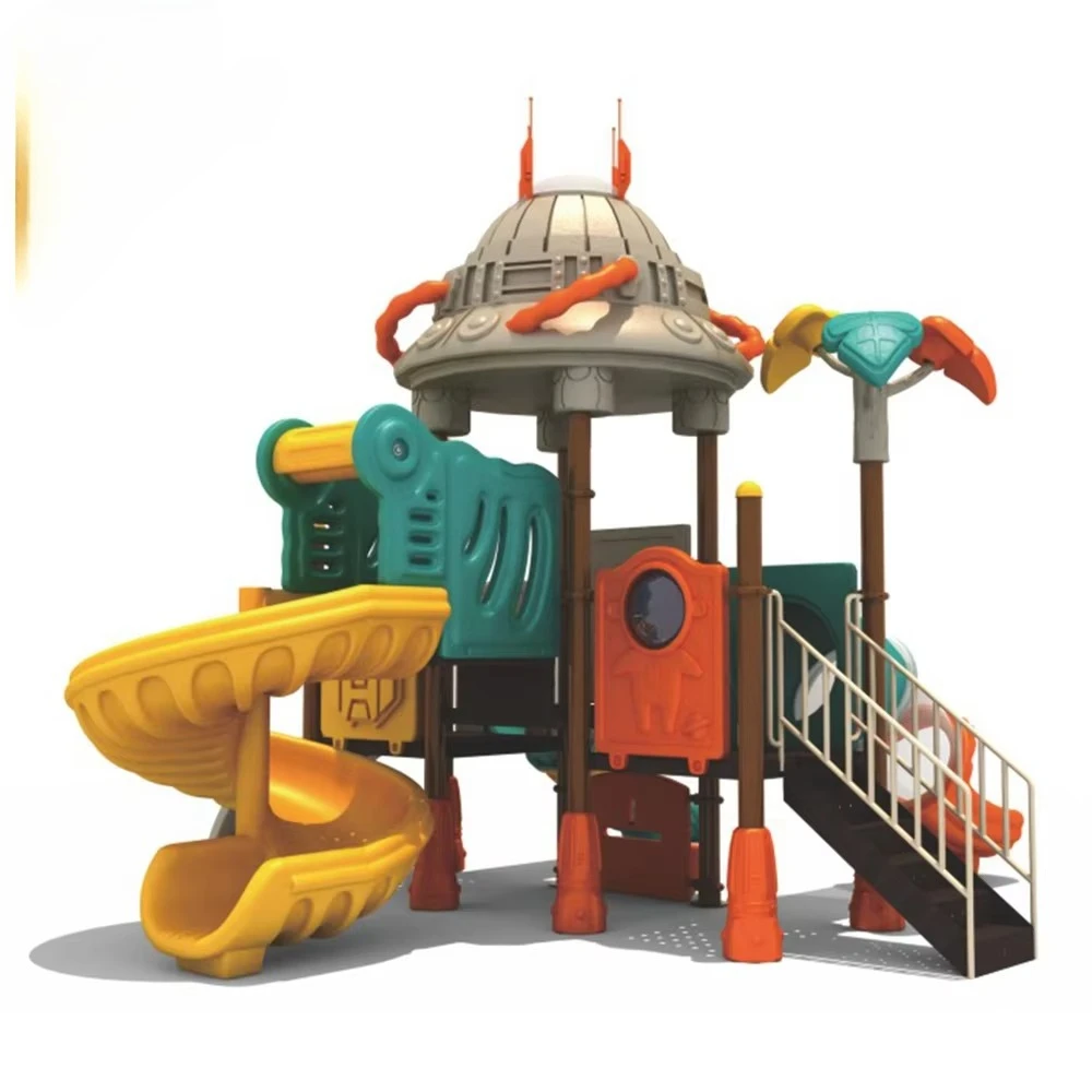 2025 Customized Non-standard Children Plastic Slide Toys Outdoor Space Series Playground