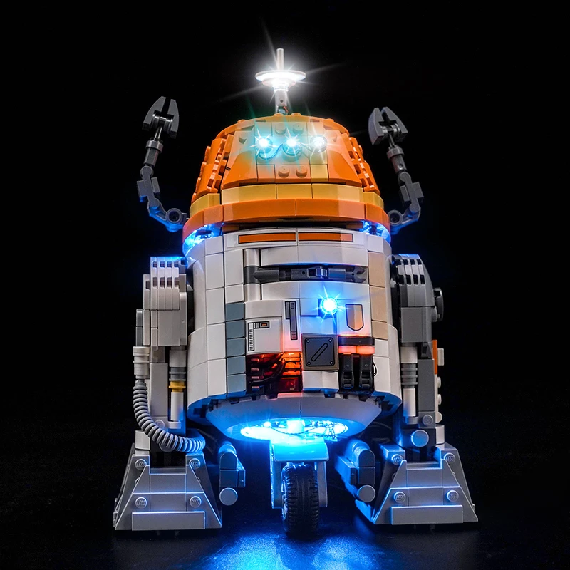 Set di illuminazione LED Lazishi 75416 adatto per Chopper (C1-10P) ™    Astromech Droid Lighting Gift (escluse i blocchi)