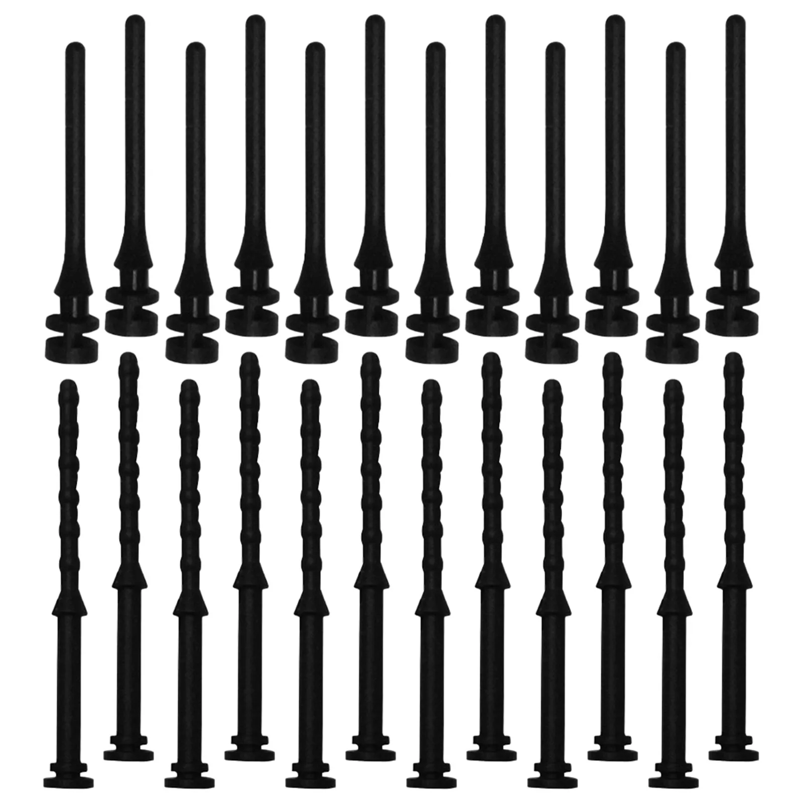 24Pcs Computer Case Anti-Noise Screws Silicone Rubber Shockproof Fan Mounting Screws for Desktop Pc CPU Cooler Radiator Fans