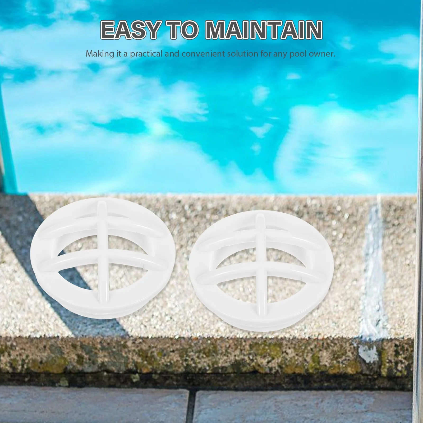 

Small Fitting Replaceable Safety Grate Insert Swimming Pool Wall Grating Household Strainer Pool Supply Professional Inlet