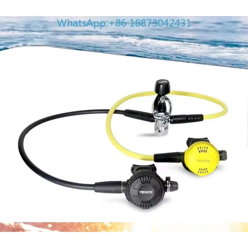 YEXIZE scuba diving primary and secondary regulator primary pressure reducing valve breathing head equipment
