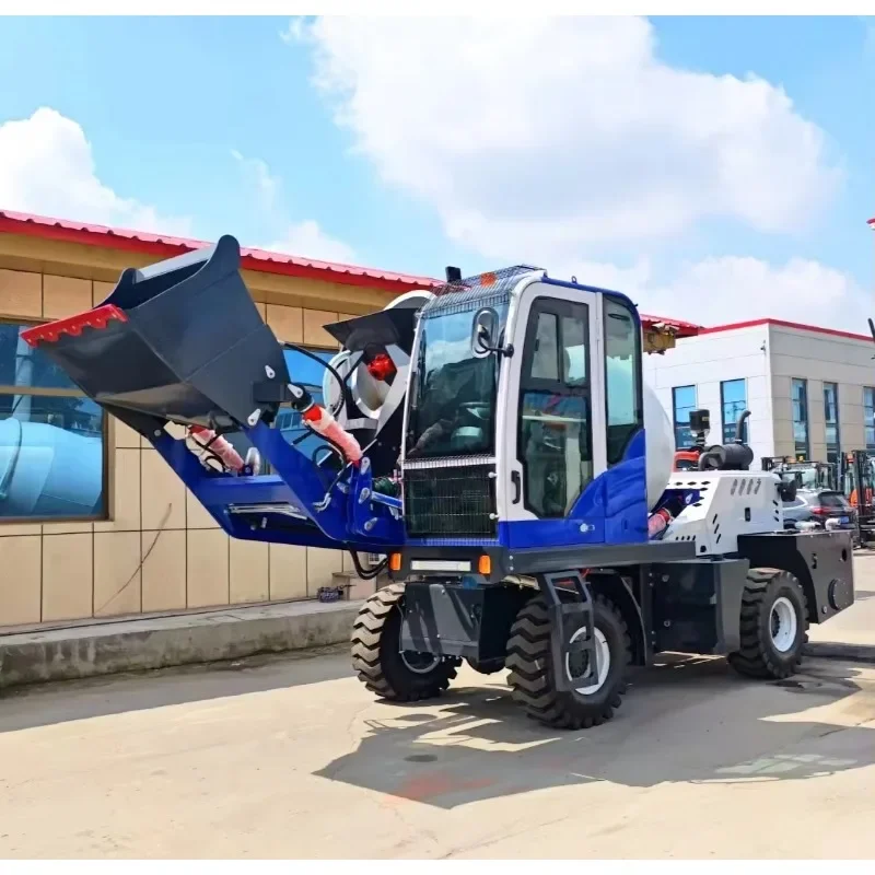 Automatic Small Mini Concrete Mixer Self Loading Concrete Mixer