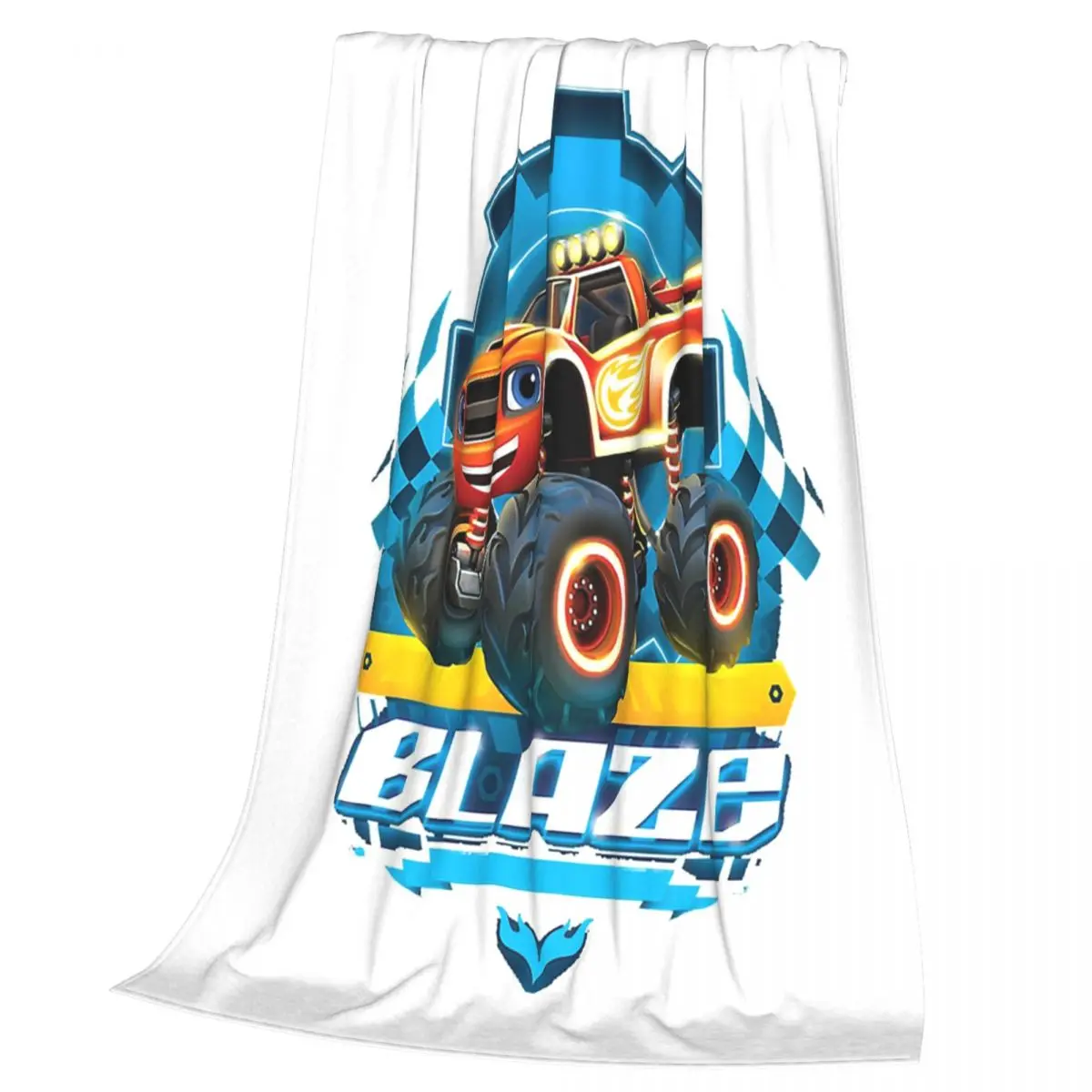 Blaze And The Monster Machines Blanket Soft Warm Flannel Throw Blanket Bedspread for Bed Living room Picnic Travel Home Sofa
