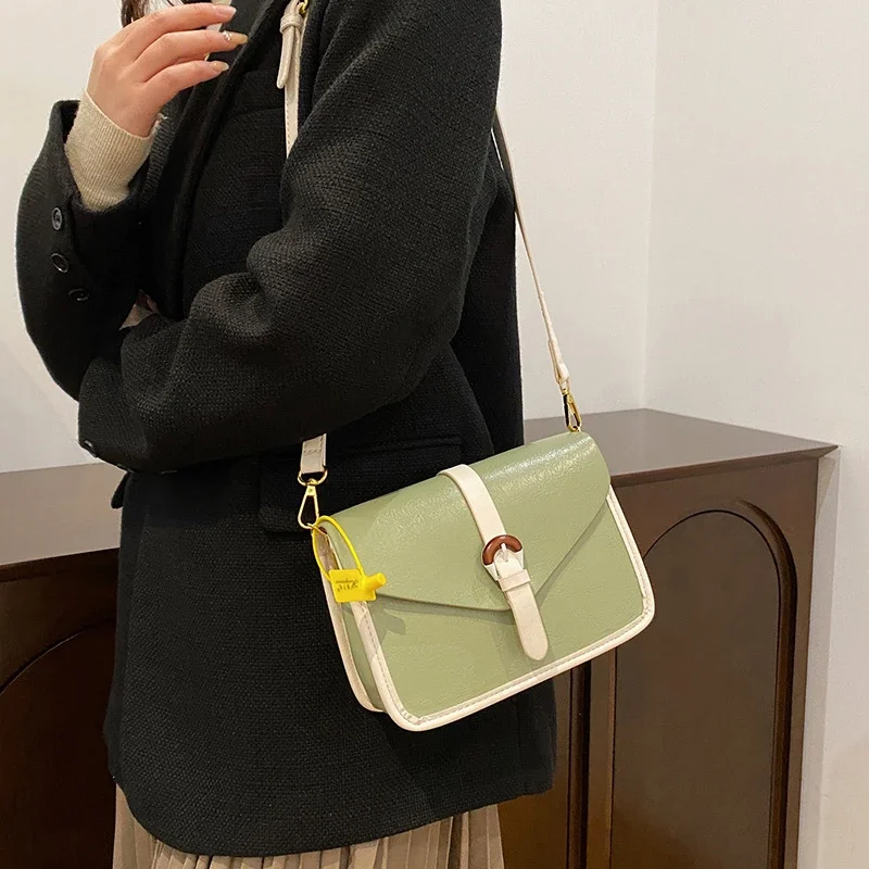 

Elegant High-End Diaper Bag Women Designer Crossbody Messenger Bag Luxury Leather Handbag Minimalist Chic Large Tote