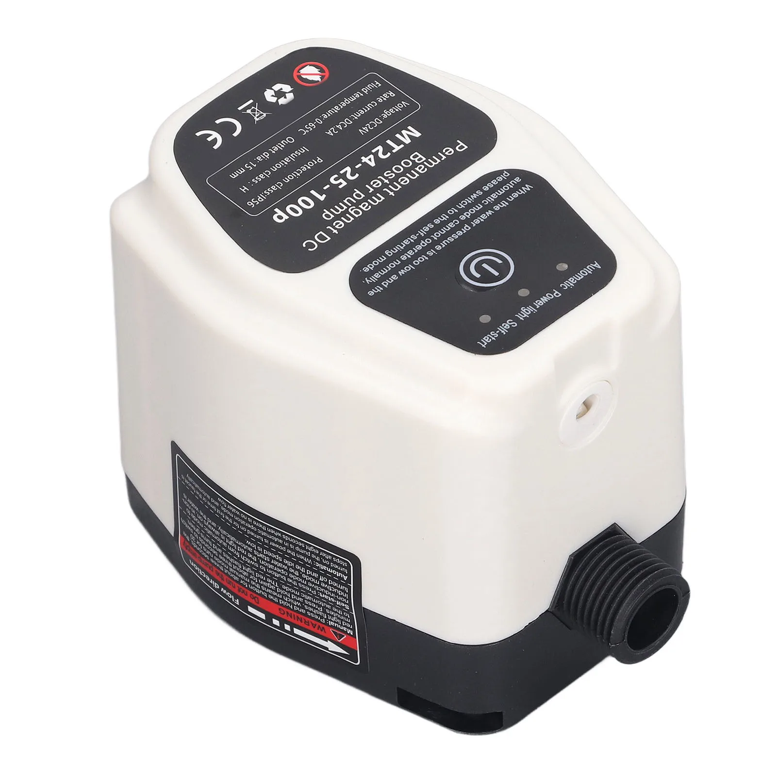 Pompa Booster Pressione Acqua 100-240 V, Basso Rumore, Rilevamento Intelligente, Per Bagno (spina Europea)