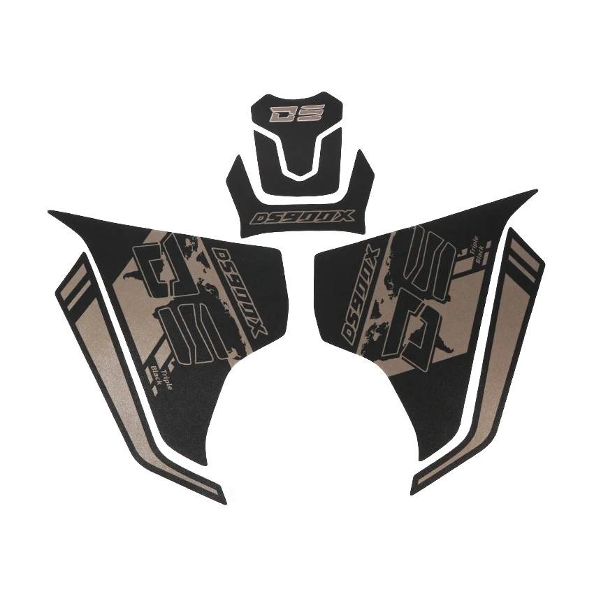 دراجة نارية الجانب خزان الوقود وسادة الشارات حامي الجسم ل VOGE DS900X 2024-2025 سنة هيكل السمكة ملصق حامي التصحيح الملحقات