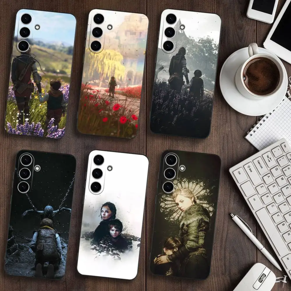 Game A Plague Tale Requiem Funda Phone Case For Samsung Galaxy A73,A72,A71,A70,A53,A52,A51,Others Soft Black Cover