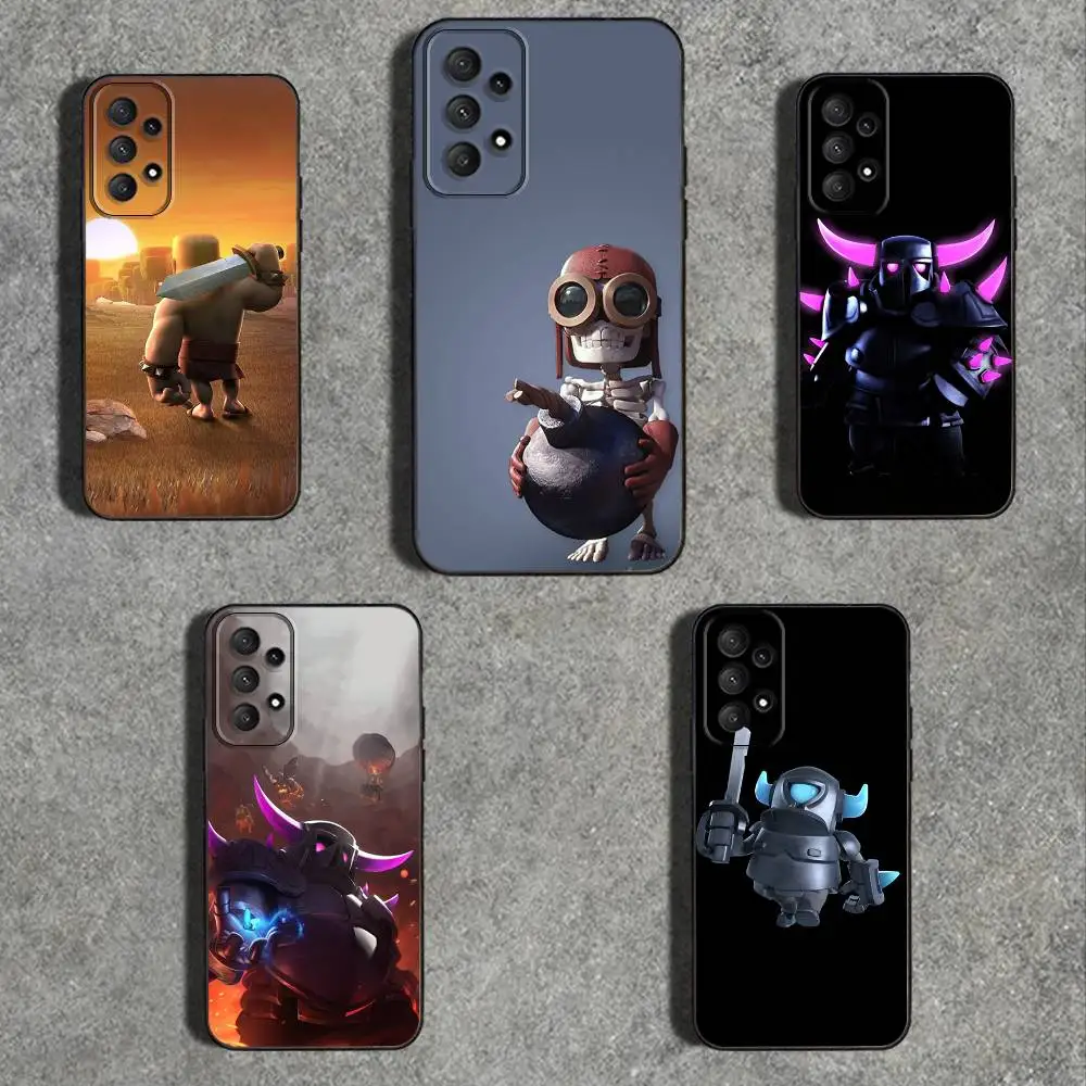 

Cool Game A-PEKKA-s Phone Case For Samsung Galaxy A73,31,32,72,41,53,52,71,22,5G,Note,J7,8,9 Soft Black Cover