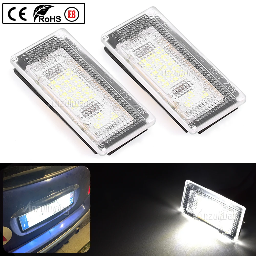 

One Set Mini R50 R52 R53 Led Number License Plate Lights Lamp For Bmw Mini Cooper S 6000K Ultra Bright Canbus No Error 12V