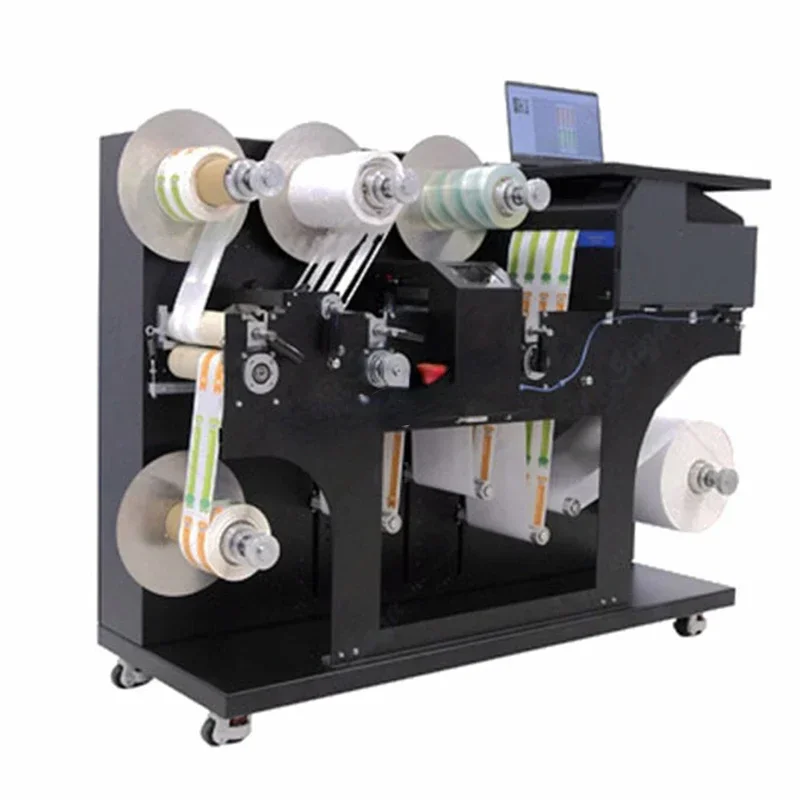 Automatic Digital Roll To Roll Label Printing Machine Label Printer Sticker Machine Label Die Cutting Machine