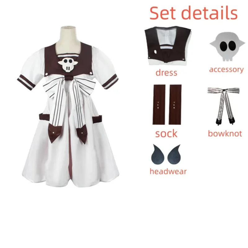 Hanako-kun Nene Yashiro, disfraz de Cosplay, accesorios para tocado, pelucas de Anime, disfraz de Halloween para mujer XC1695