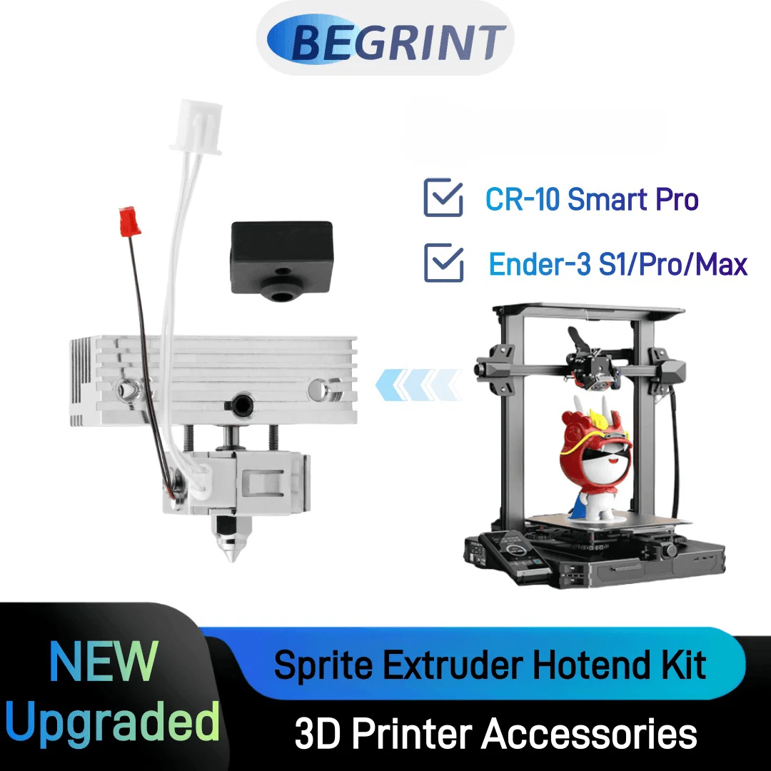 

Новый модернизированный комплект экструдера Sprite для Creality Ender-3 S1/Ender-3 S1 Pro/Ender-3 S1 Plus/CR-10 Smart Pro