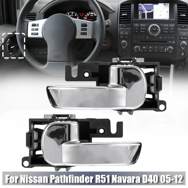 

Car Door Handle Interior Front Left Right for Nissan Navara D40 Ute Pathfinder R51 2005-2013 80671-4X02B 80670-4X02B
