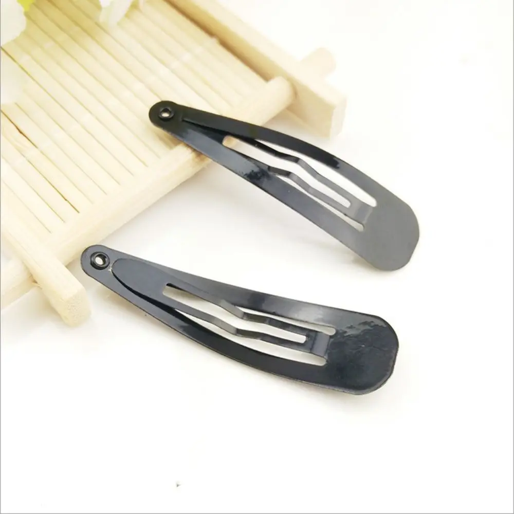 Hair Tool Black Color Solid Hairpins Headdress Hairgrips Hairpins Water Drop Clips Hair Clip Metal Clips Barrettes BB Clips