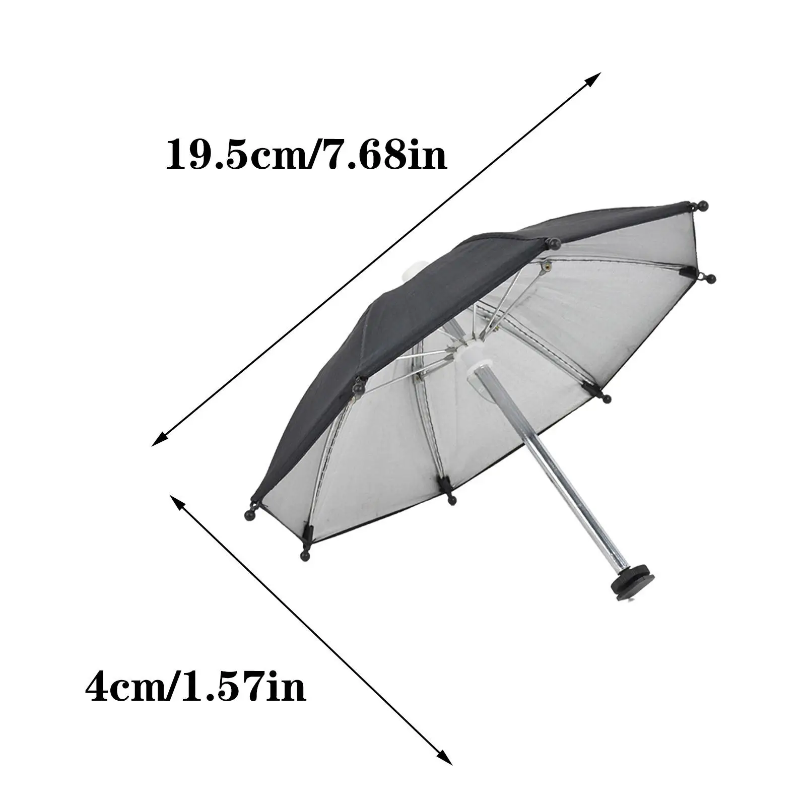 Waterproof DSLR Camera Phone Umbrella Sunshade With Hot Shoe Ball Head For Rainy Day Shooting for Canon Nikon Olympus