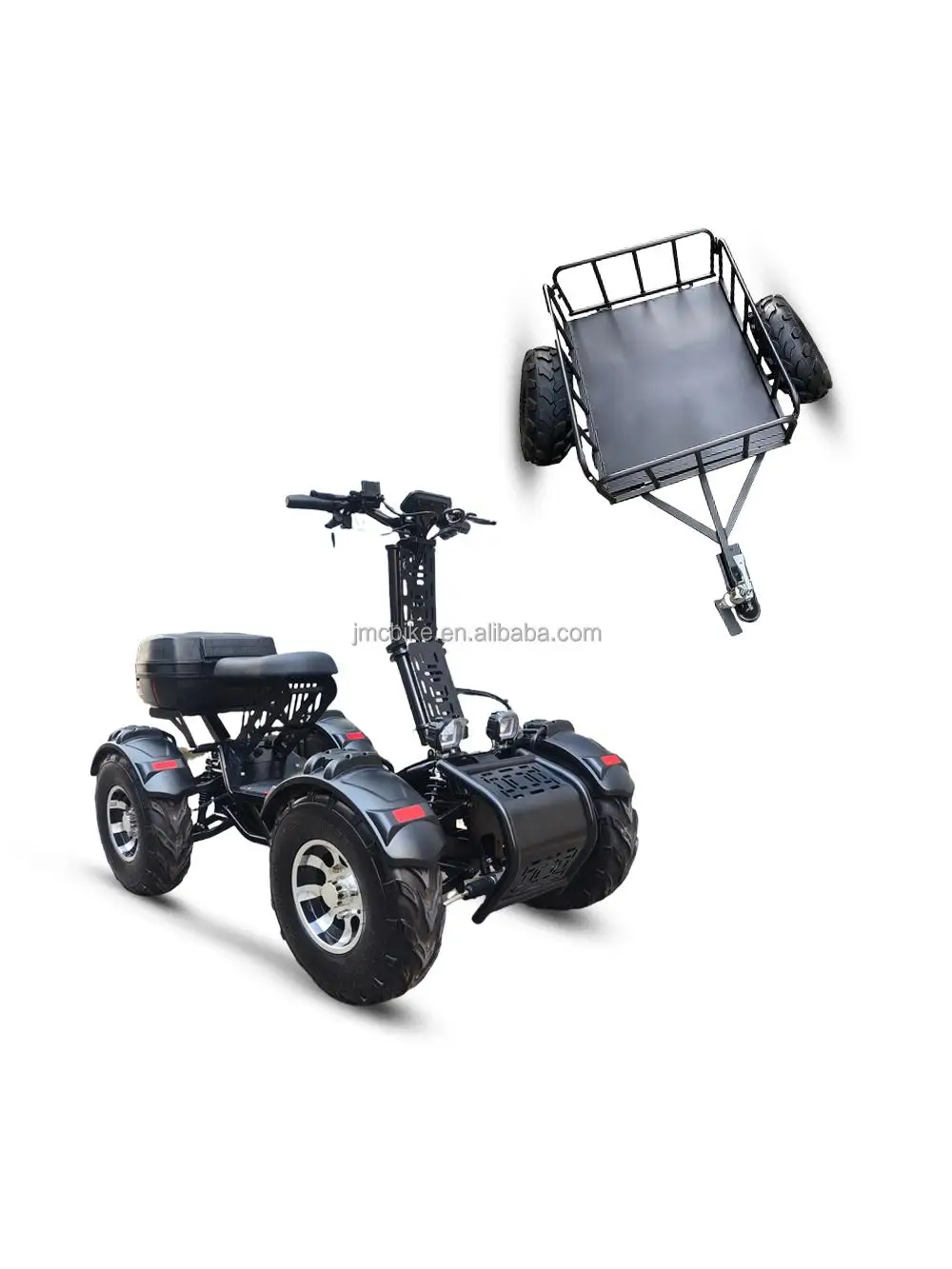 AliExpress ZHUOHE Four Wheeler Off Road Electric ATV 60V 10000W 10kw Fast Speed 60ah Battery Hunting Electric Quad Bike for Adults