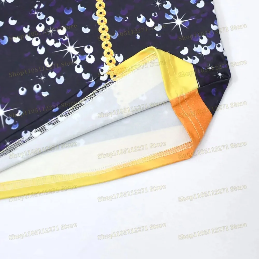 여자 아이들 Kpop 조이 코스프레 의상 할로윈 데몬 헌터즈 루미 미라 코스프레 상의 치마 의상 프린트 무대 드레스 어린이 역할 놀이