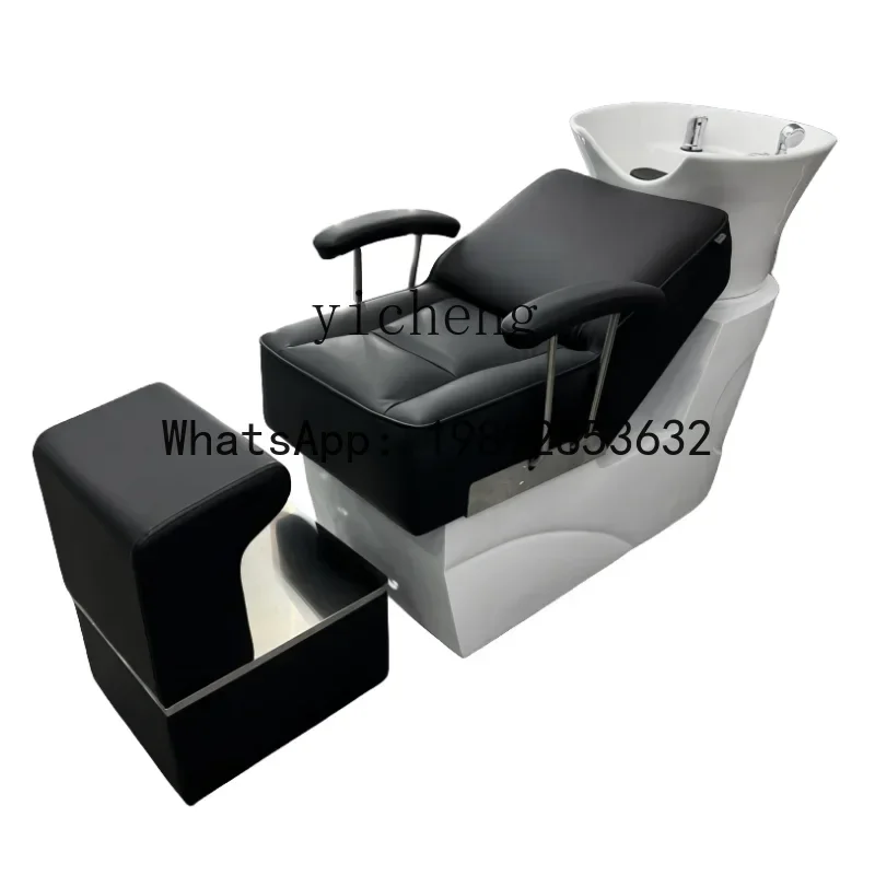 T3  high-end shampoo bed, special ceramic deep basin for barber shop, special shampoo bed for barber shop
