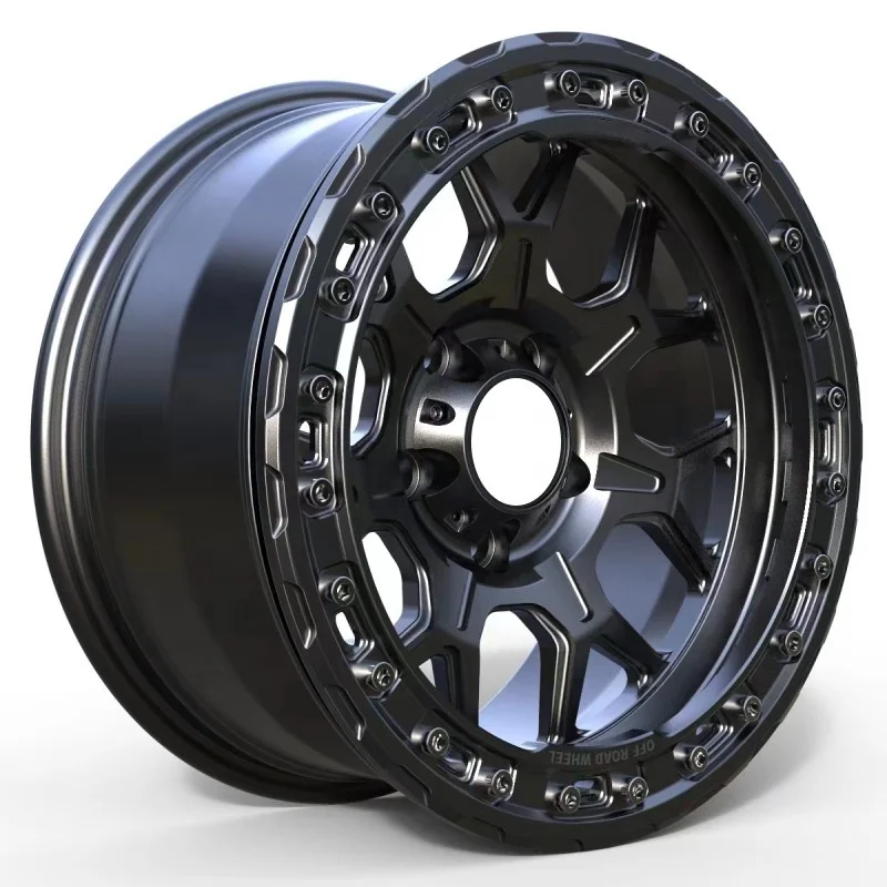 Alloy Beadlock Off Road Deep Dish Concave 4x4 Wheel Rims 16 18 Inch And 17 Inch For F150 Off Road Jeep Wrangler Gladiator Prado