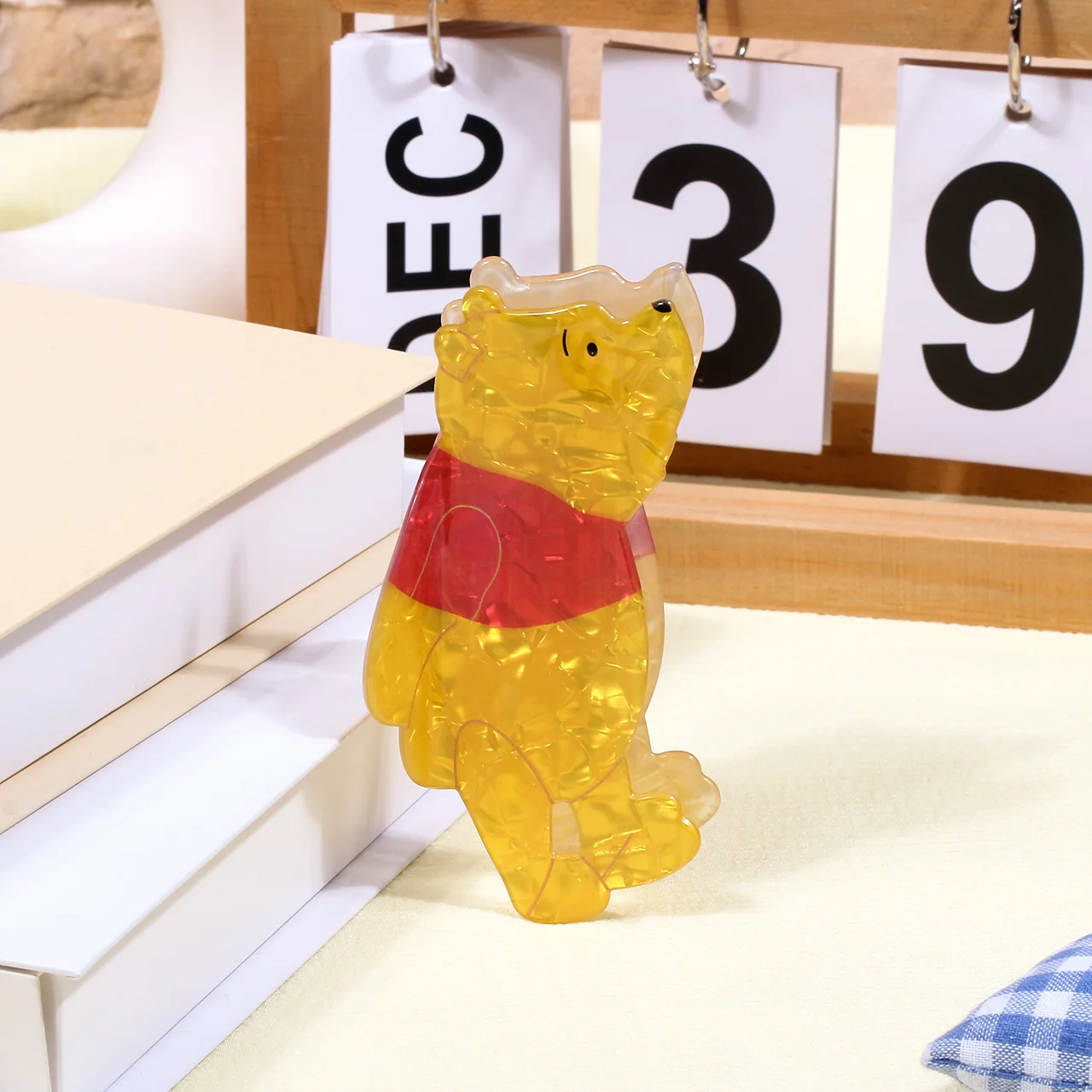 Милый коготь для волос Винни-Пуха Диснея, многофункциональный аксессуар для волос, коготь для волос