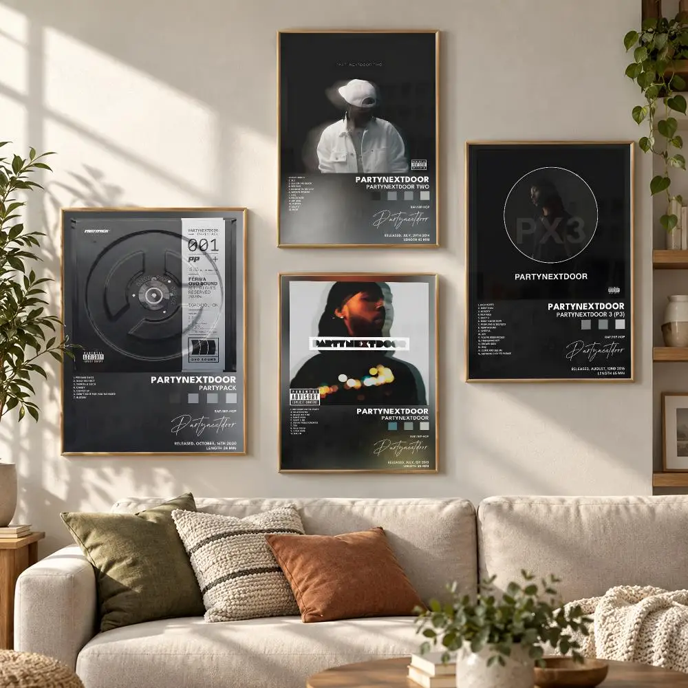 Popular Rapper Singer P-PartyNextDoor Poster HD Waterproof Aesthetic Wall For Home Decor Trendy Durable Easy To Apply Art