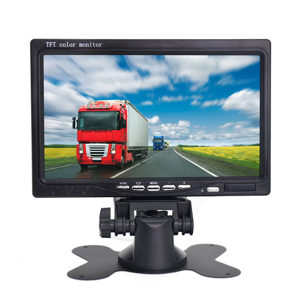 LaBu Official-Website 7 inch Car Monitor With HD And AV Truck Tarking System Universal Multimedia Secondary Monitor