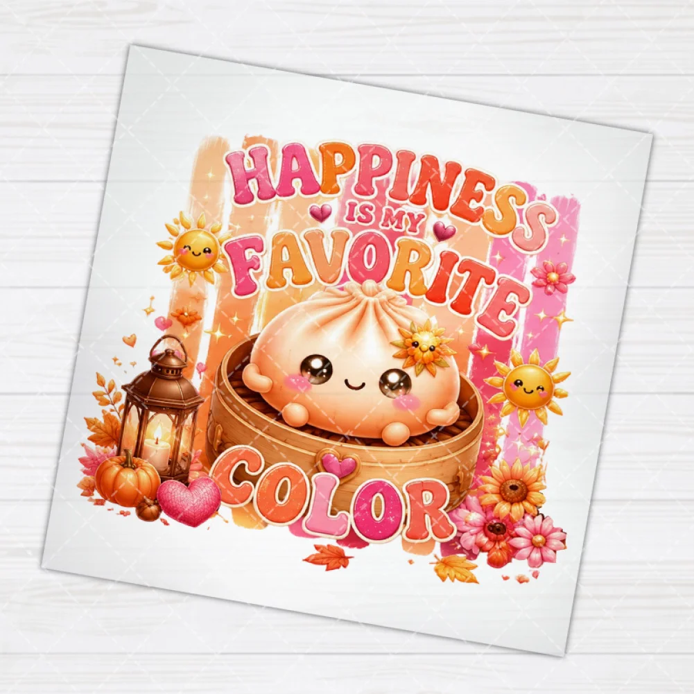 15cm 20cm Autumn Pumpkin Harvest Heat Transfer Sticker Waterproof for Cloth T-shirt Sweatshirt Pants DIY Craft