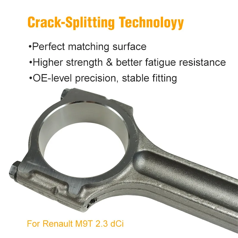 Connecting Rod OE 121004942R Fit M9T 2.3 Dci Diesel Engine For Renault Master Opel Movano Nissan NV400