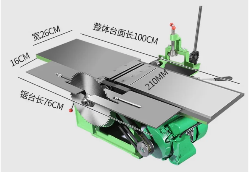 Hot Sell Multi Function Woodworking Planer Equipment Table Saw Electric Drill New Product 2024 Machinery Engines Provided 98 1.5