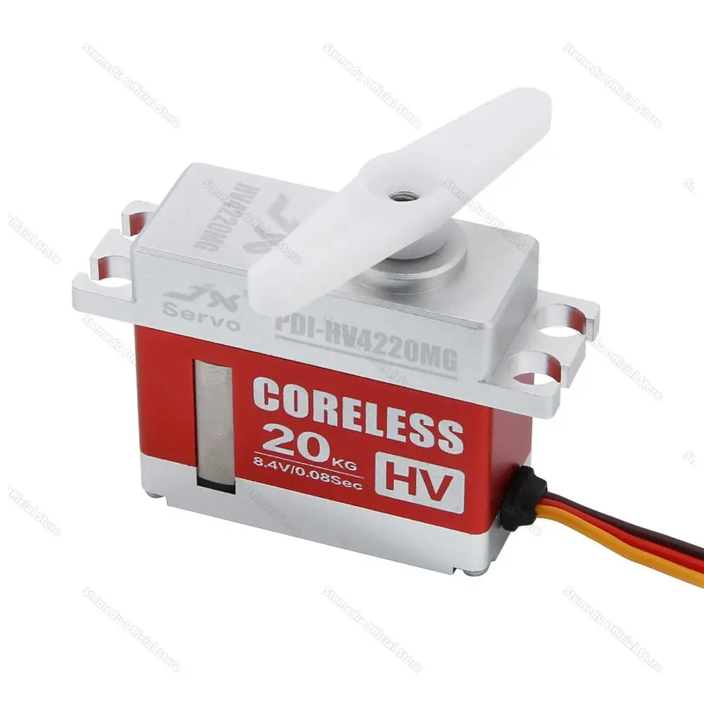 JX PDI-HV4220MG 20kg 8.4v Coreless Motor All Metal Digital Medium-Size Servo Shift Differential Fixed-Wing RC Helicopter Vehicle