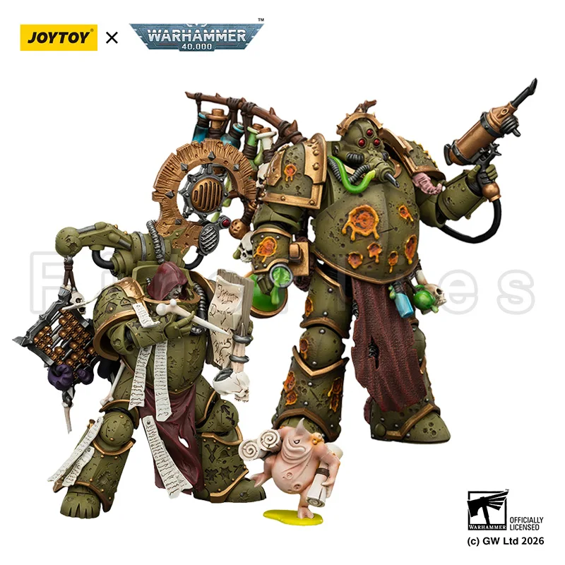 

[Pre-Order]1/18 JOYTOY Action Figure 40K Death Guard Biologus Putrifier Tallyman Anime Model Toy