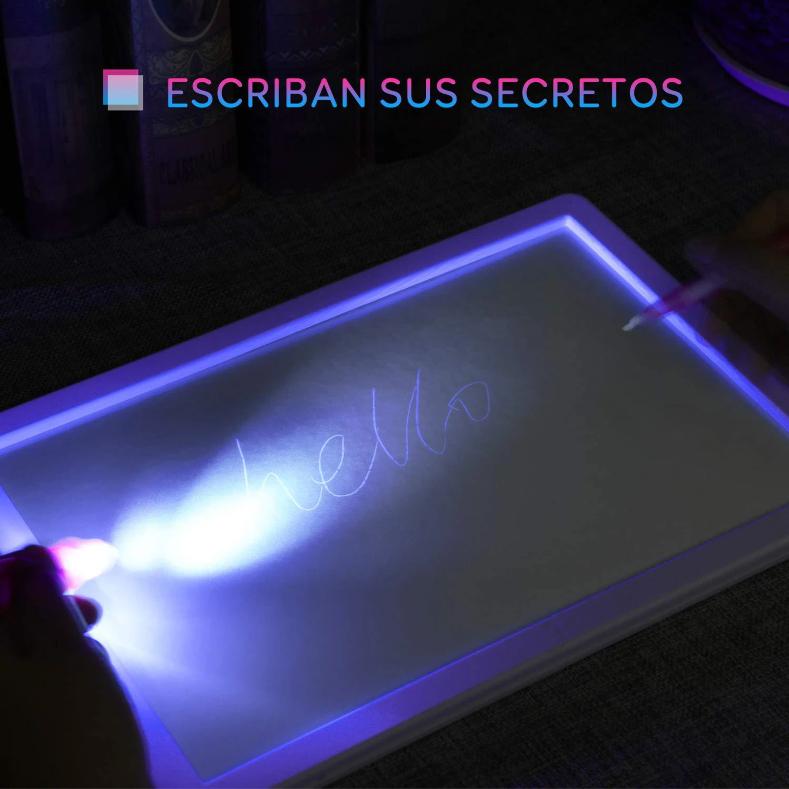 Placa de pintura fluorescente para crianças, brinquedo engraçado do desenho apropriado para a educação adiantada, escola, sal99