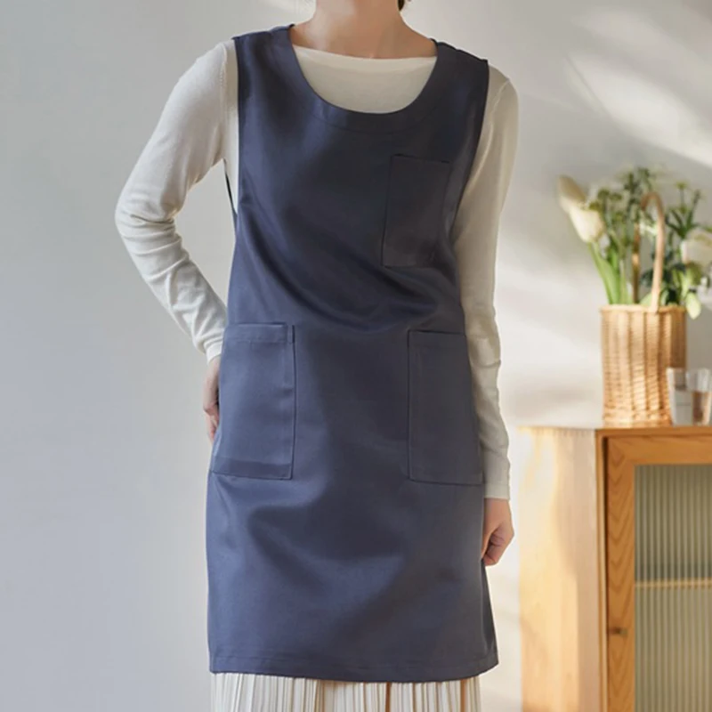 Japanese Style Kitchen Apron Restaurant Apron Chef Apron Kitchen Flower Shop Work Uniform Chef Apron Sleeveless