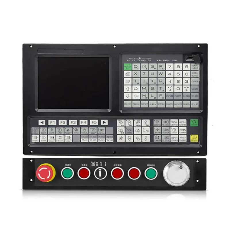 CNC 980TC lathe control system supports PLC ATC 2-axis kit board CNC lathe controller 8-inch display PLC function Tac panel