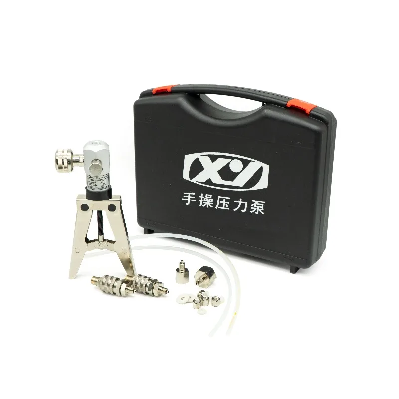20Bar Portable Hand Held Pneumatic Pressure Calibrator Pump with Suitcaseand Accuracy 0.5%Digital pressure gauge