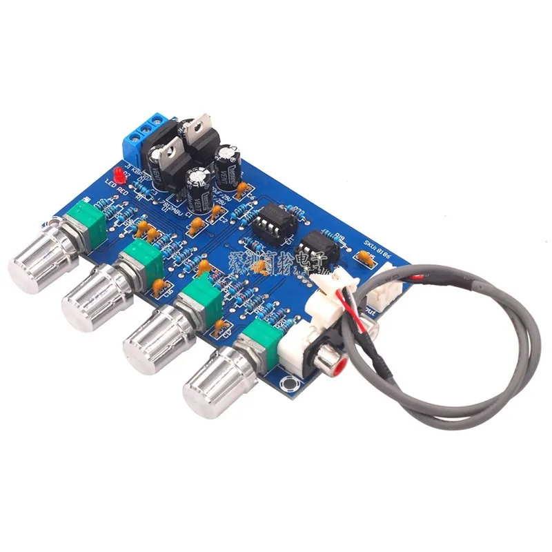 M164เครื่องขยายเสียงปรับด้านหน้า Tone Board NE5532ขยาย Beautify ปรับและต่ำเสียง